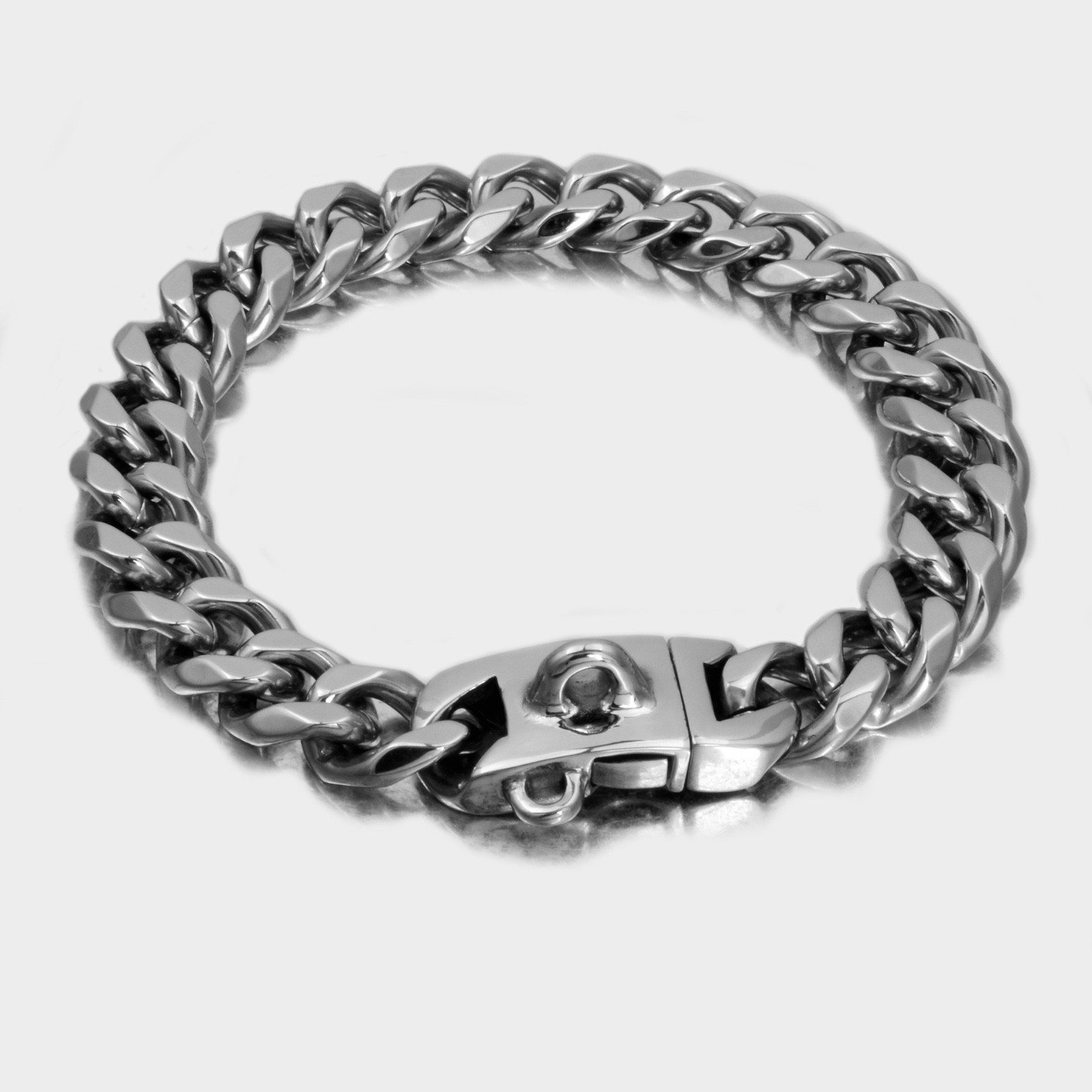 Upgraded Gold Stainless Steel Cuban Link Dog Chain Collar Necklace Luxury 10-26″