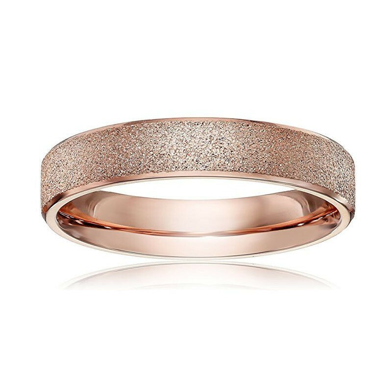 Tungsten Carbide Comfort Fit Polished Plain Band Wedding Ring 4mm