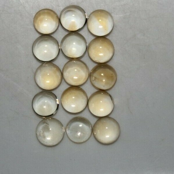 Citrine 2mm, 3mm, 4mm, 5mm, 6mm, 8mm & 10mm Round Cabochon Loose Gemstone(s)