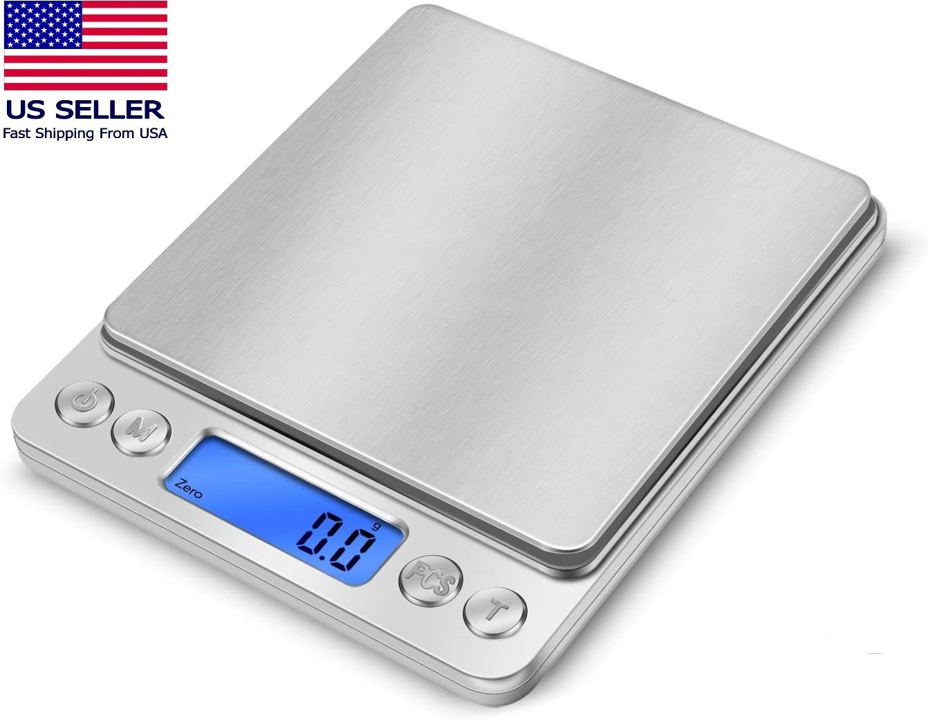 3000gx0.1g Digital Scale Mini Size for Jewelry Gram Silver Gold Coin Herb Grain
