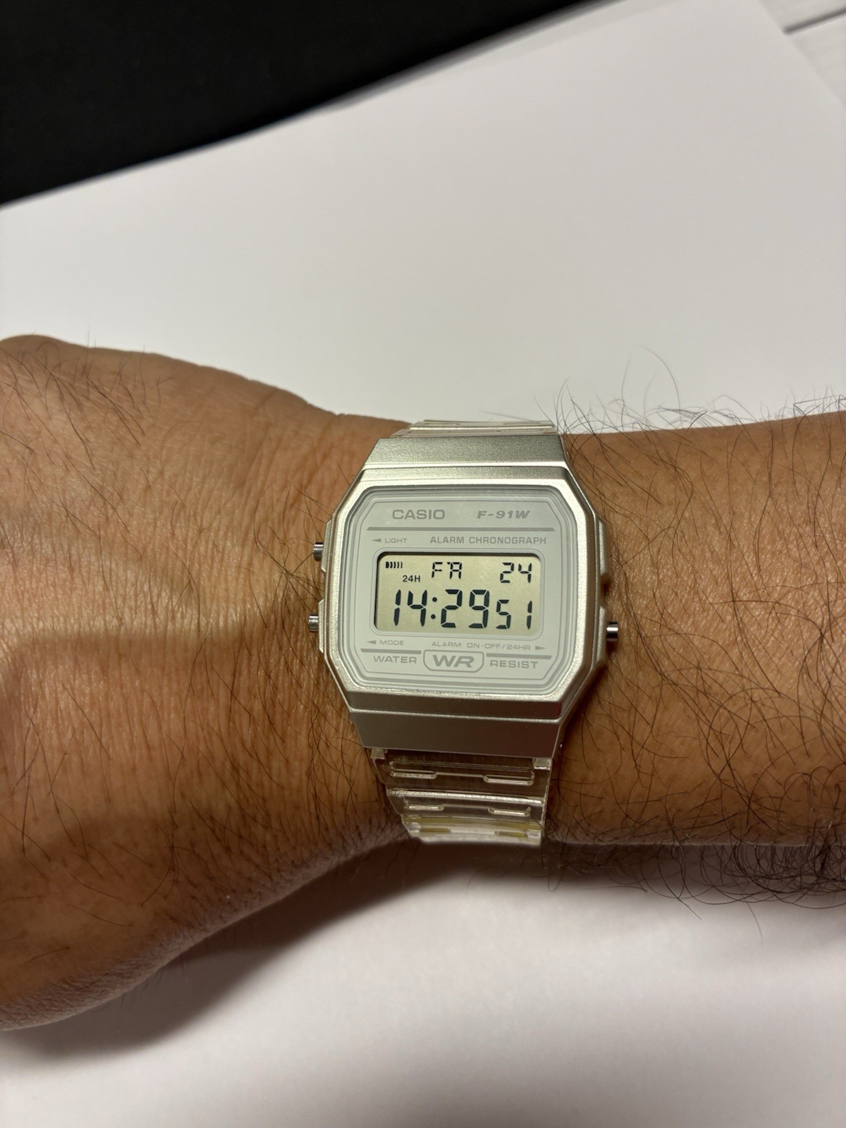 Casio F-91W Clear VintageCasio F91W