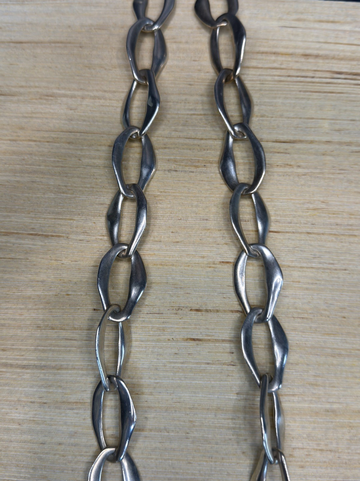 Tiffany & Co. Necklace 925 Sterling Silver Elsa Peretti Aegean 147G, 28inch