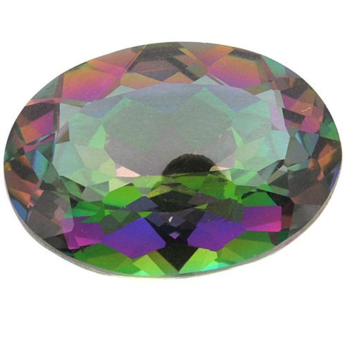 7×5 MM Oval Cut Topaz Rainbow Color (165605) TREATED