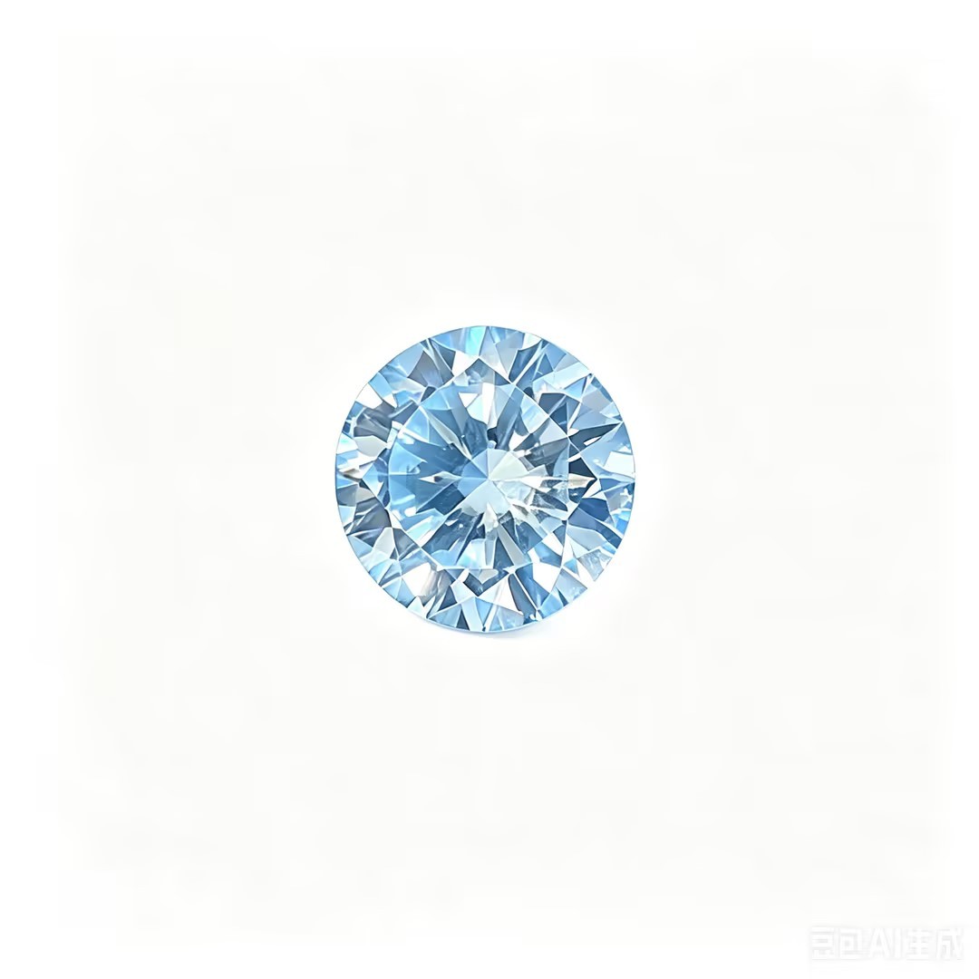 0.5-3ct Four Colors Moissanite Loose VVS1 Round Cut Bulk Gemstone For Setting