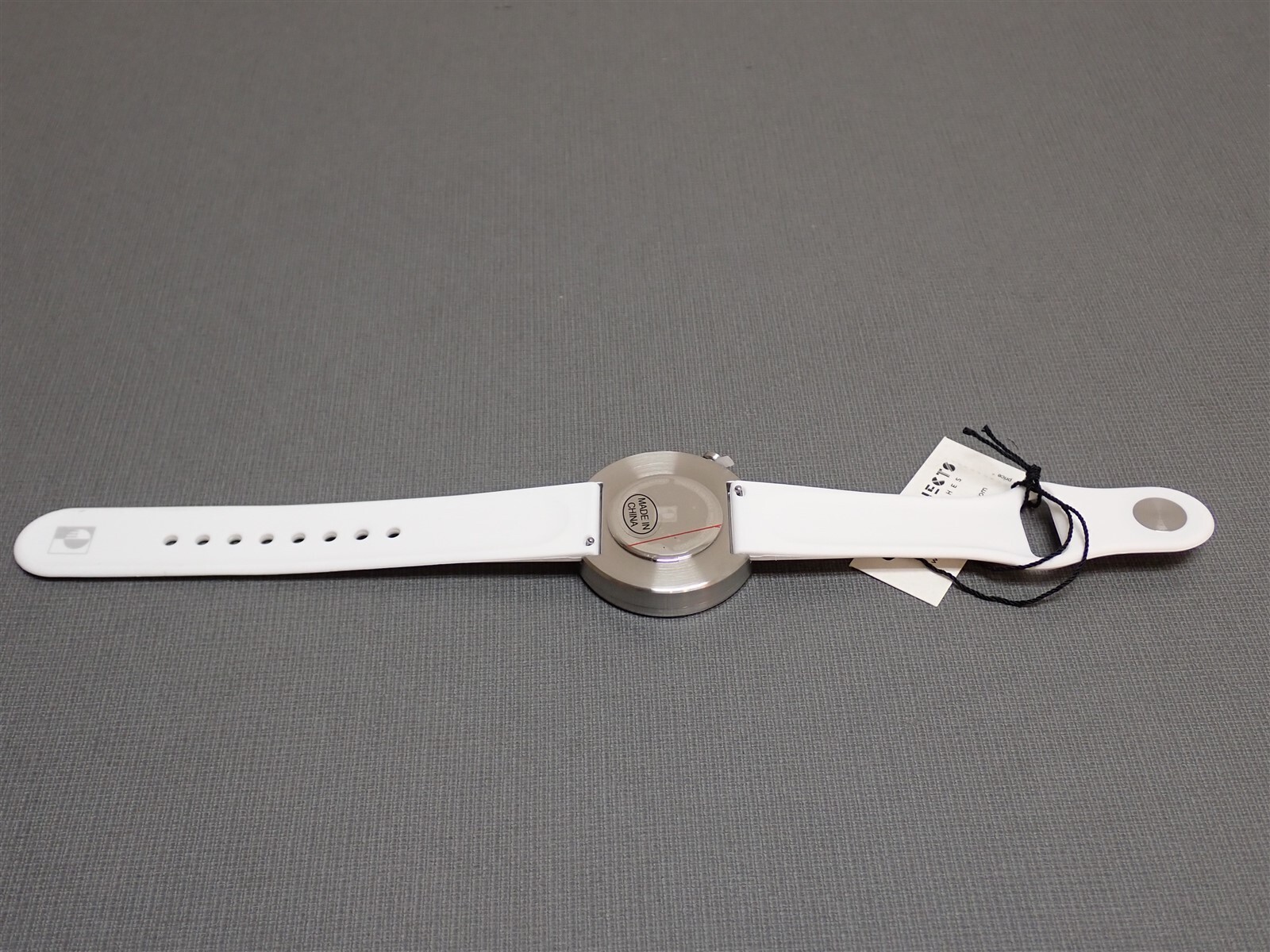 NEW Projects Watches PJT-7590 Breakfast 40mm White Silicone Band Watch
