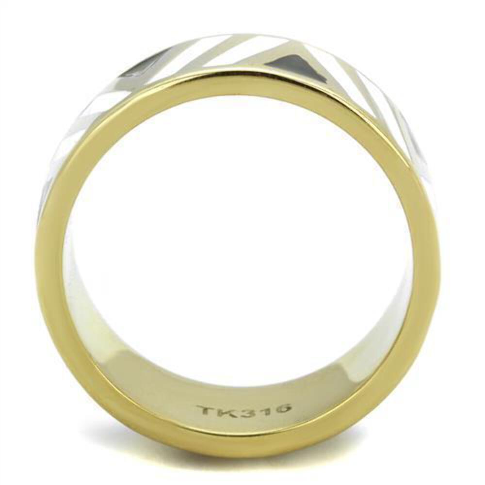 Gold Womens Ring Anillo Para Mujer 316L Stainless Steel Ring 316L Stainless Stee