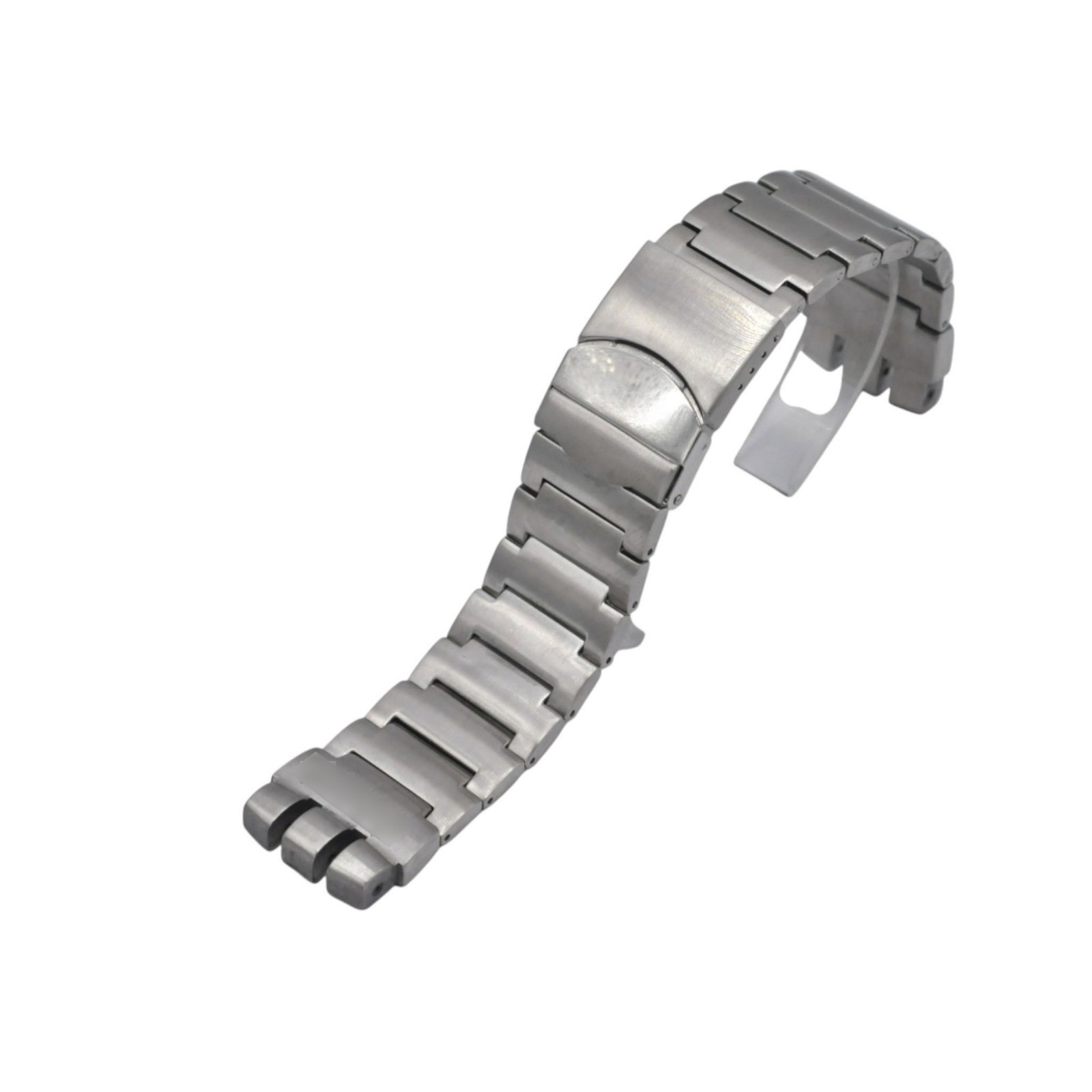 23mm Silver Color Steel Watch Bracelet For Swatch XL Irony The Chrono YOS414G