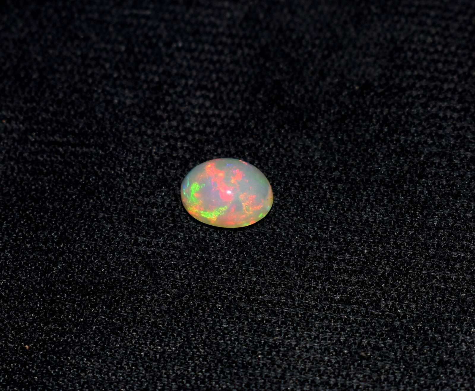 Natural Ethiopian Wello Fire Opal Cabochon Gemstone 7X9mm Loose AAA 042
