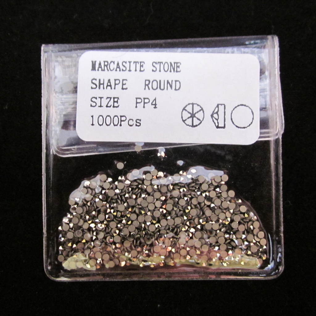 LOOSE MARCASITE STONES 1000pcs SIZE 1.0mm PP4 Round JEWELLERY Premium AA Grade