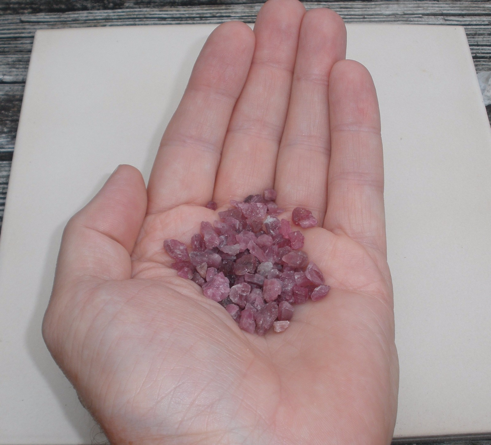 Pink Tourmaline crystal rough natural gem mix parcel lot over 50 carats