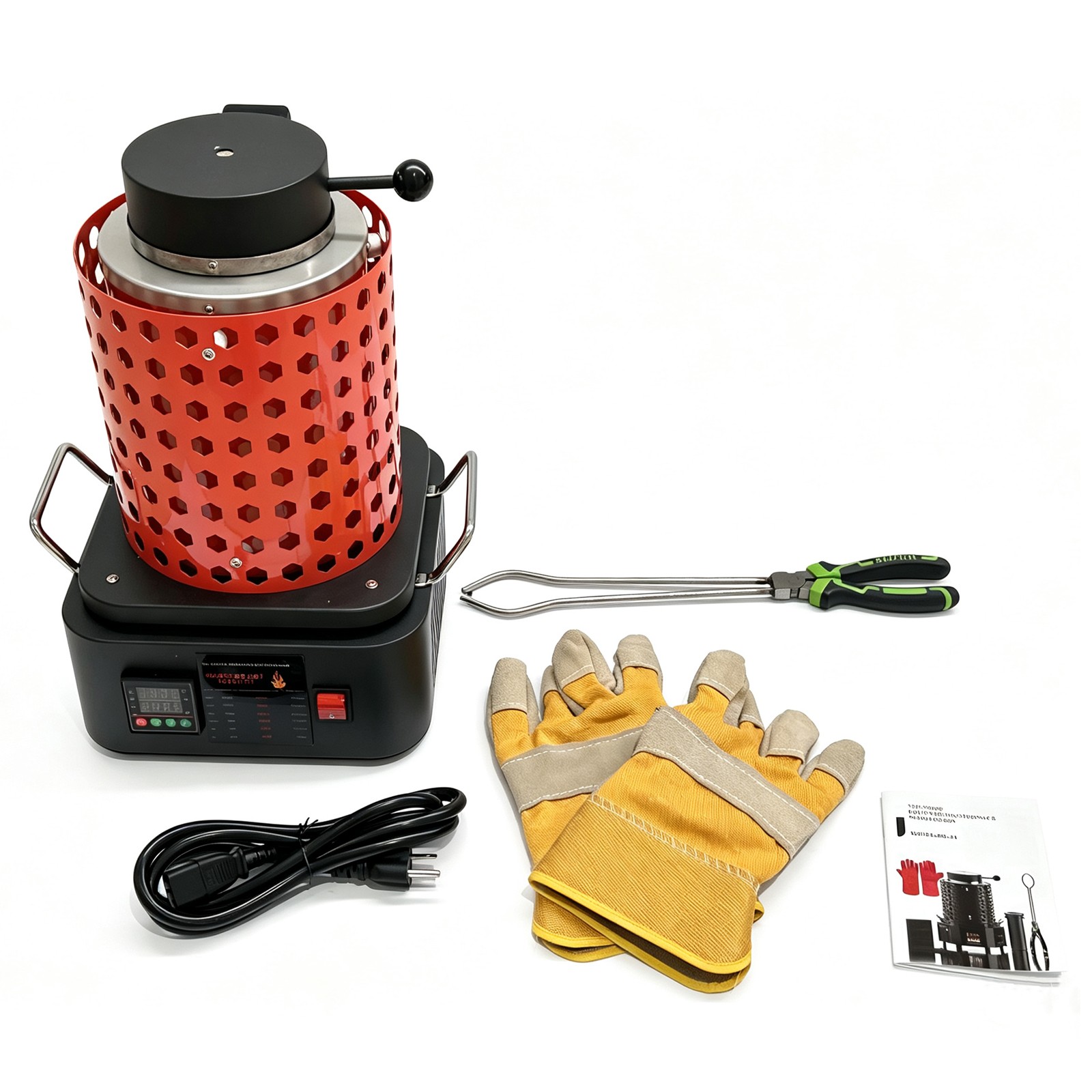 Electric Metal Melting Furnace 110V Gold Silver Smelting Machine 3KG 5KG Kit