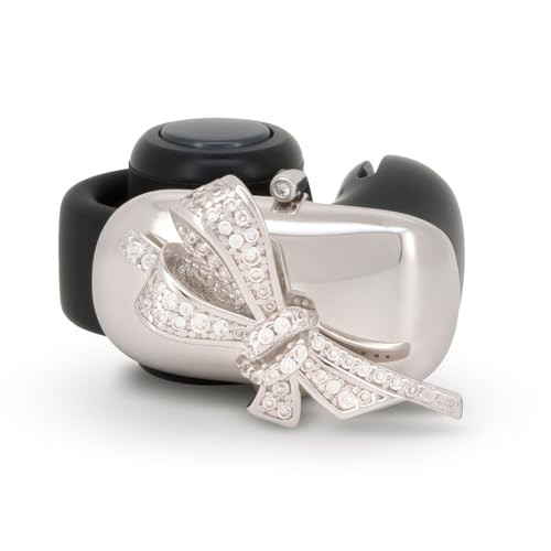 Elegant Bow Cover for Bose Ultra Open Earbuds, Made with Cubic Zirconia