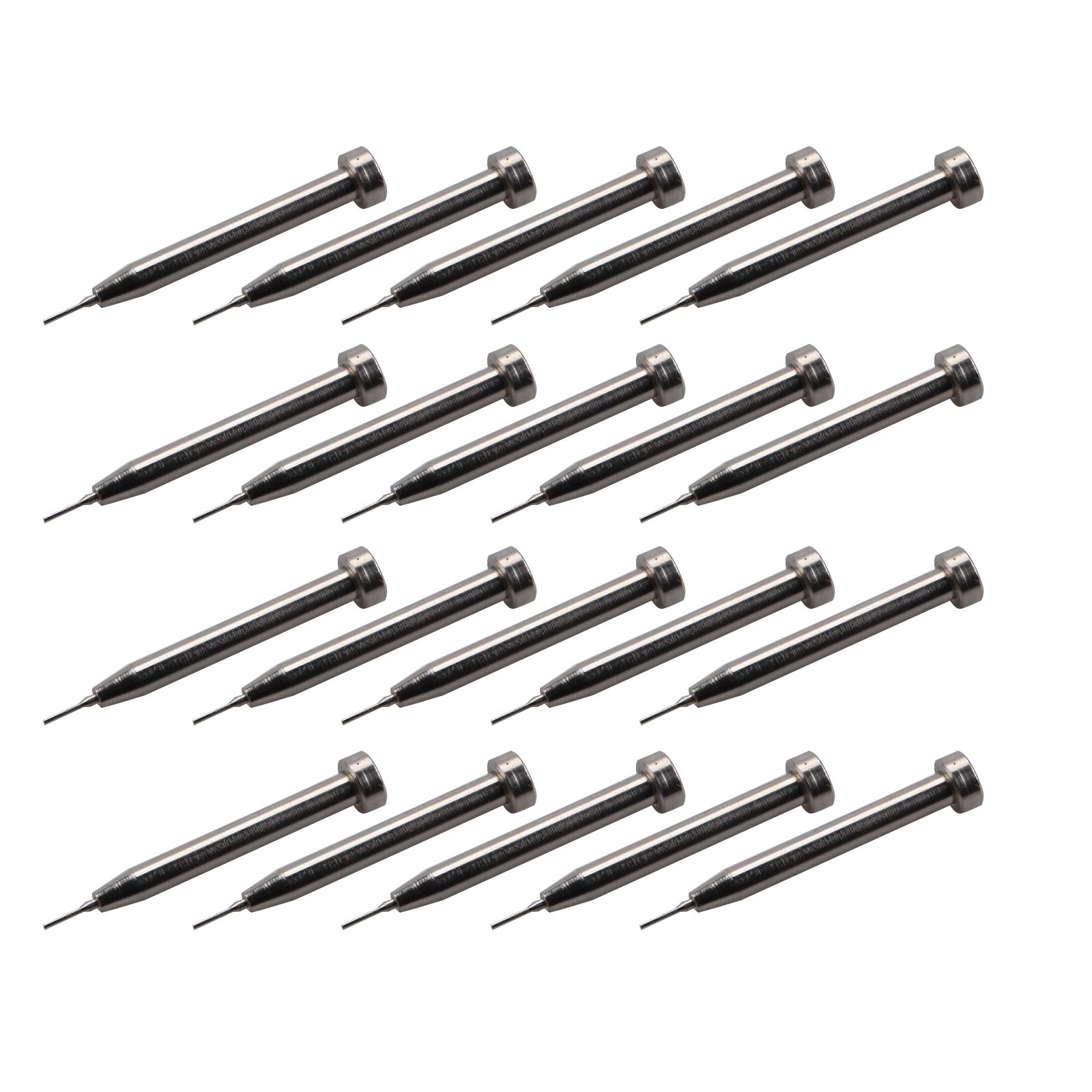 20x 0.8mm Metal Tip Watch Band Strap Bracelet Link Pin Remover Needle Punch Tool