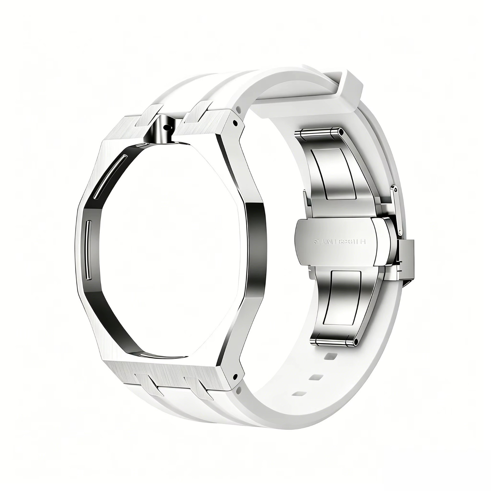Stainless Steel Strap Mod Kit for Swatch Royal Pop 41mm