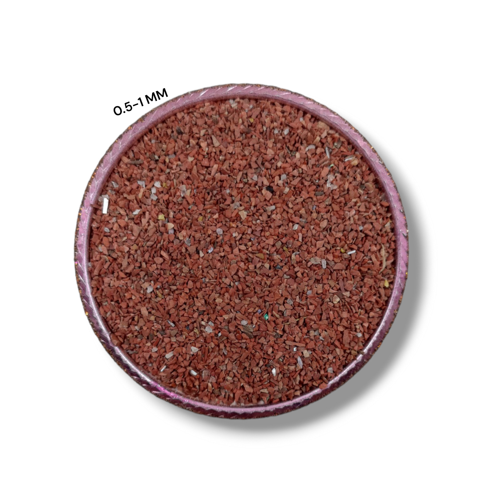 Crushed Gemstone Coarse 0.5-1 MM Crushed Powder For Ring Inlay Woodwork Inlay