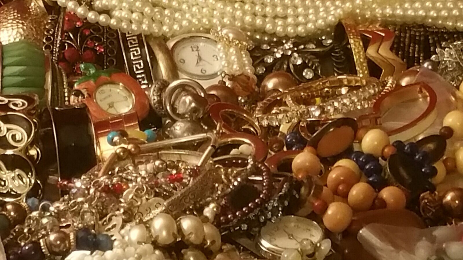Vintage Estate Costume Jewelry Wear Repair Lots