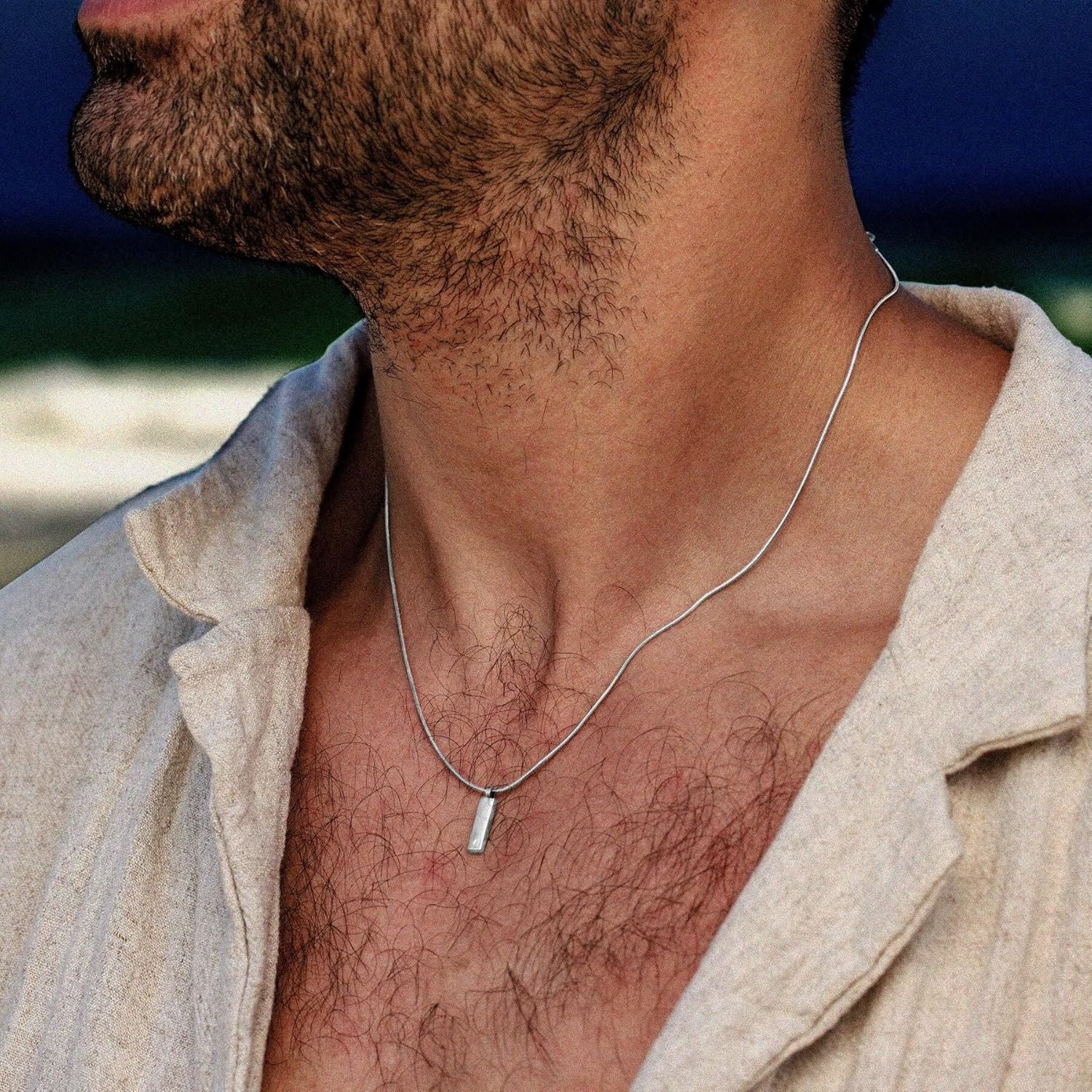 Snake Chain Necklace for Men Women Thin Stainless Steel Chain Necklace Hip Hop M