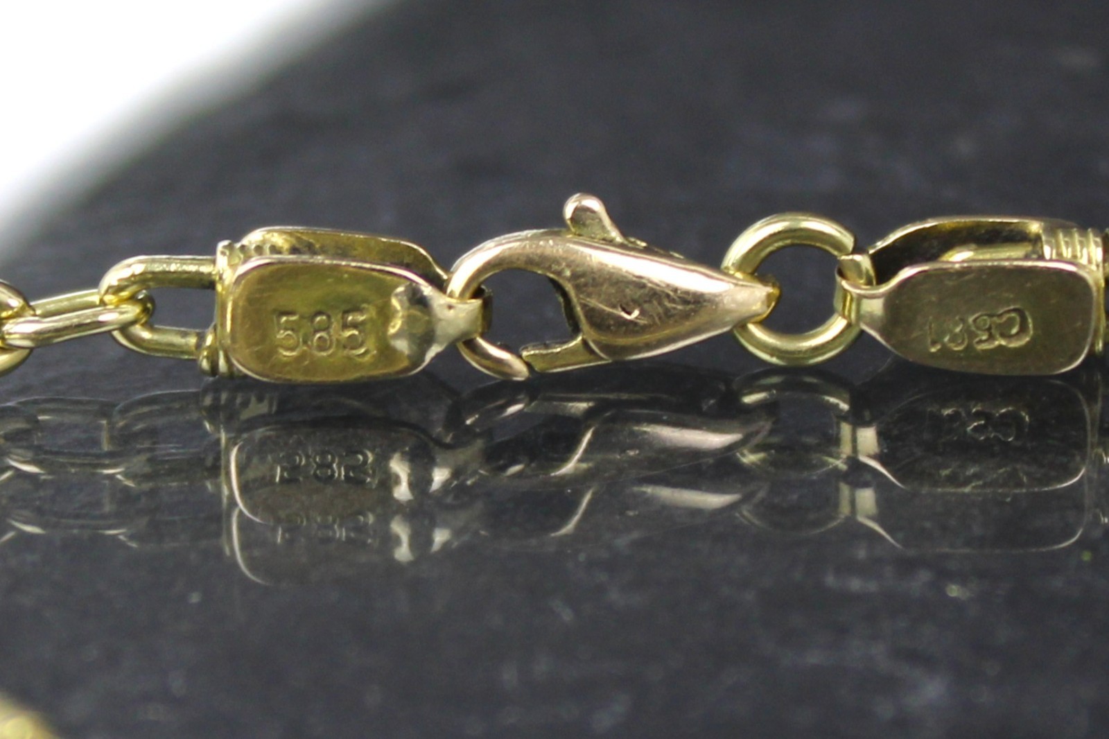 Gold bracelet, bracelet, 585 yellow gold, 14 carats