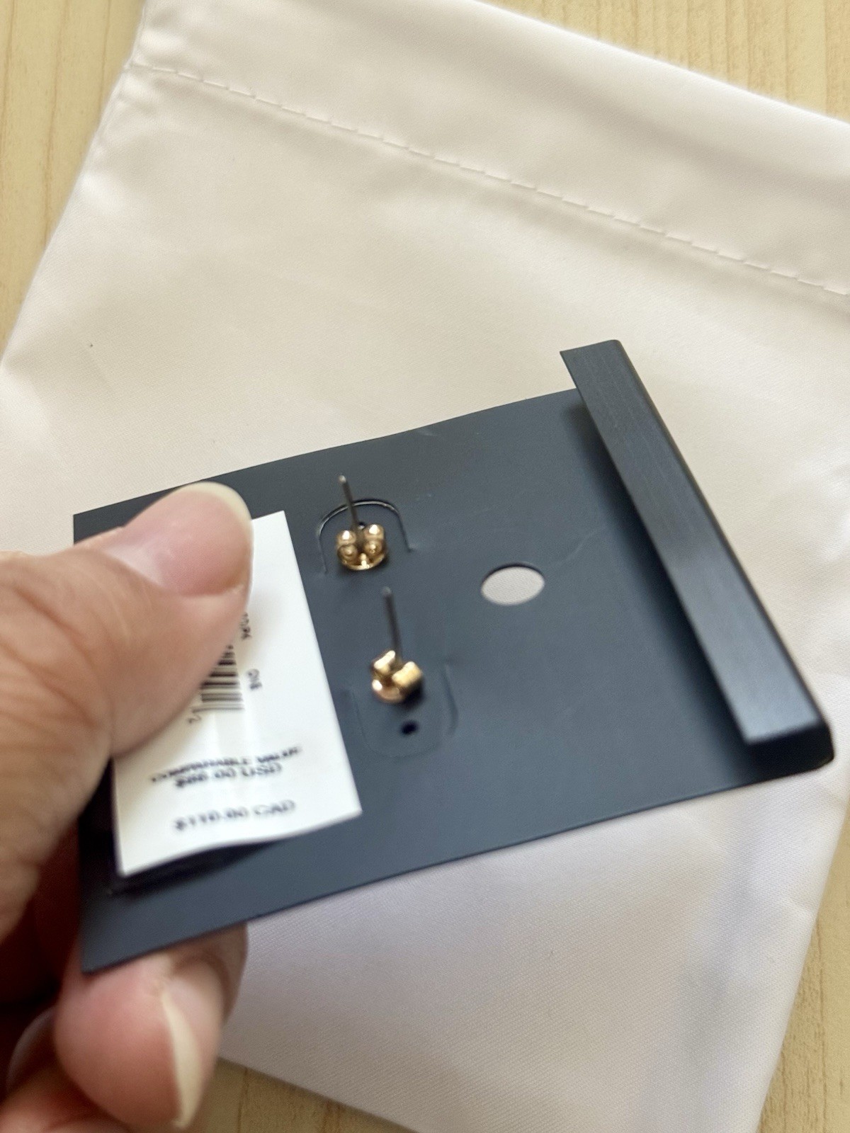 NWT Coach Pavé Heart Stud Earrings with dust bag Gold/Pink Limited Edition