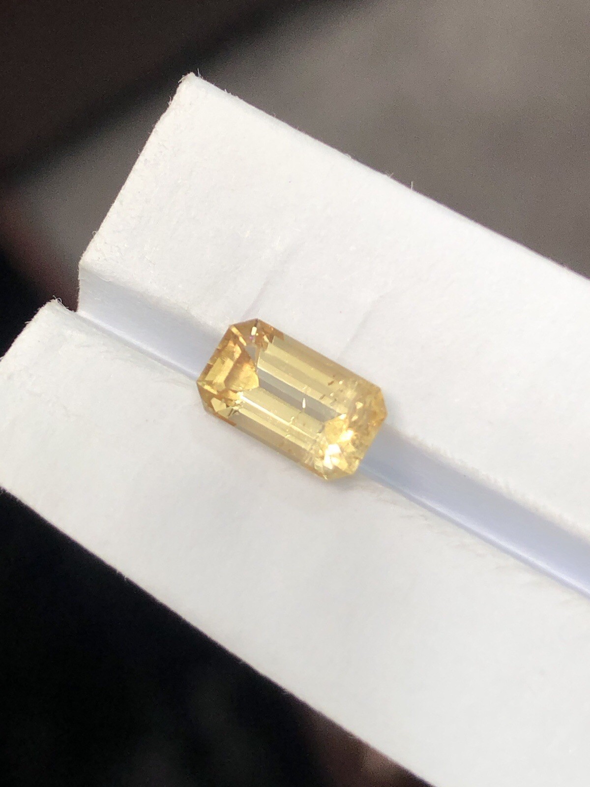 1.4 Ct Yellow Tourmaline | yellow Afghan Tourmaline