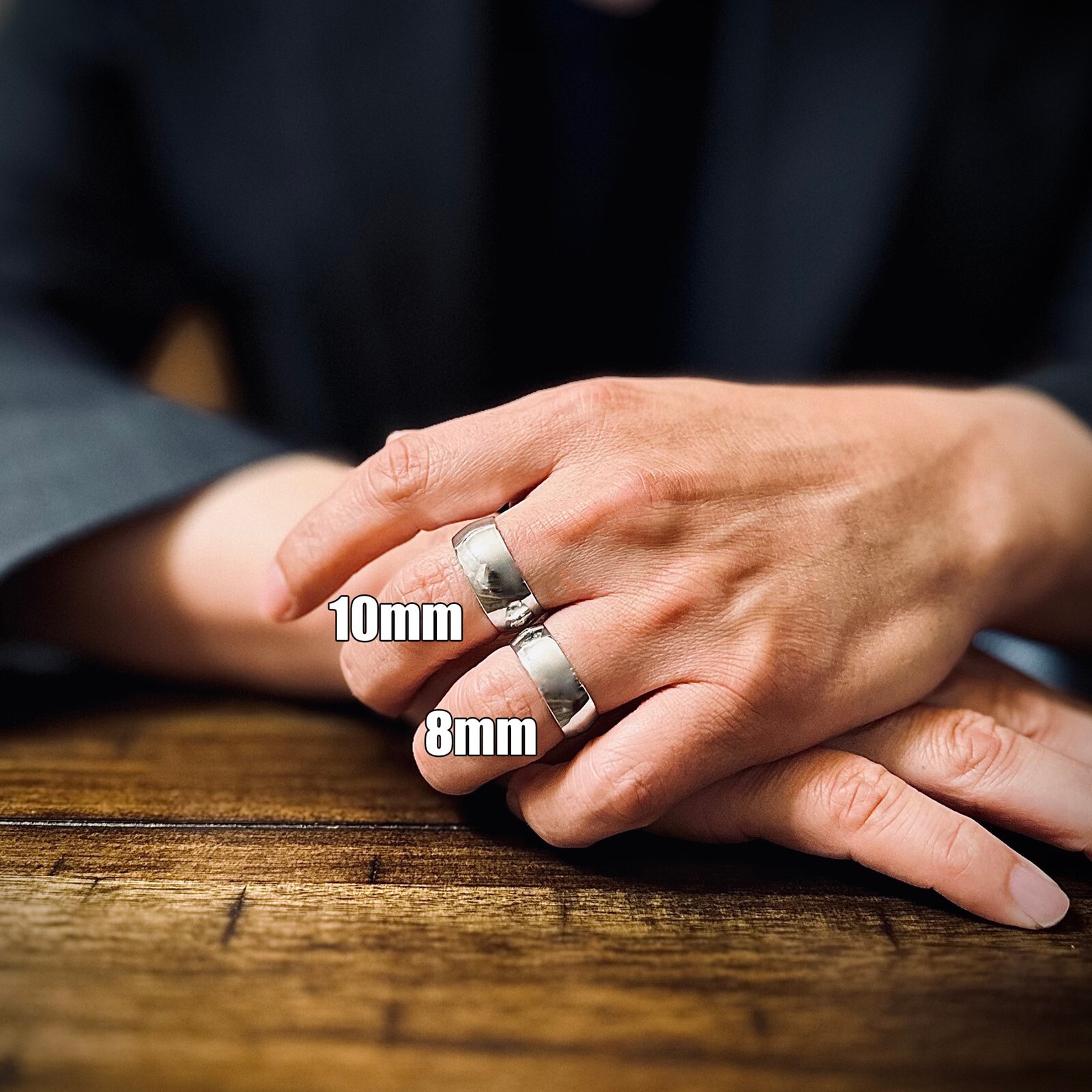 Guaranteed 925 Sterling Silver Plain Polished Wedding Band Ring Men’s Women’s