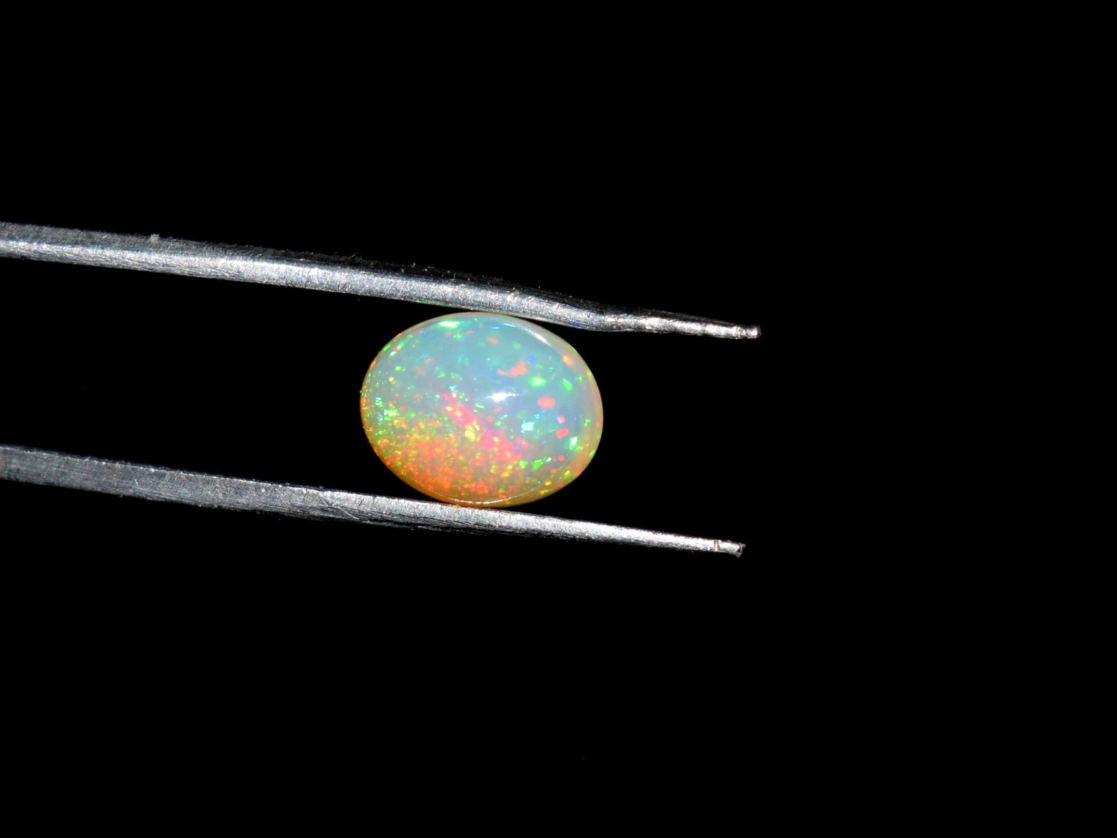 Natural Ethiopian Wello Fire Opal Cabochon Gemstone 7X9mm Loose AAA 41