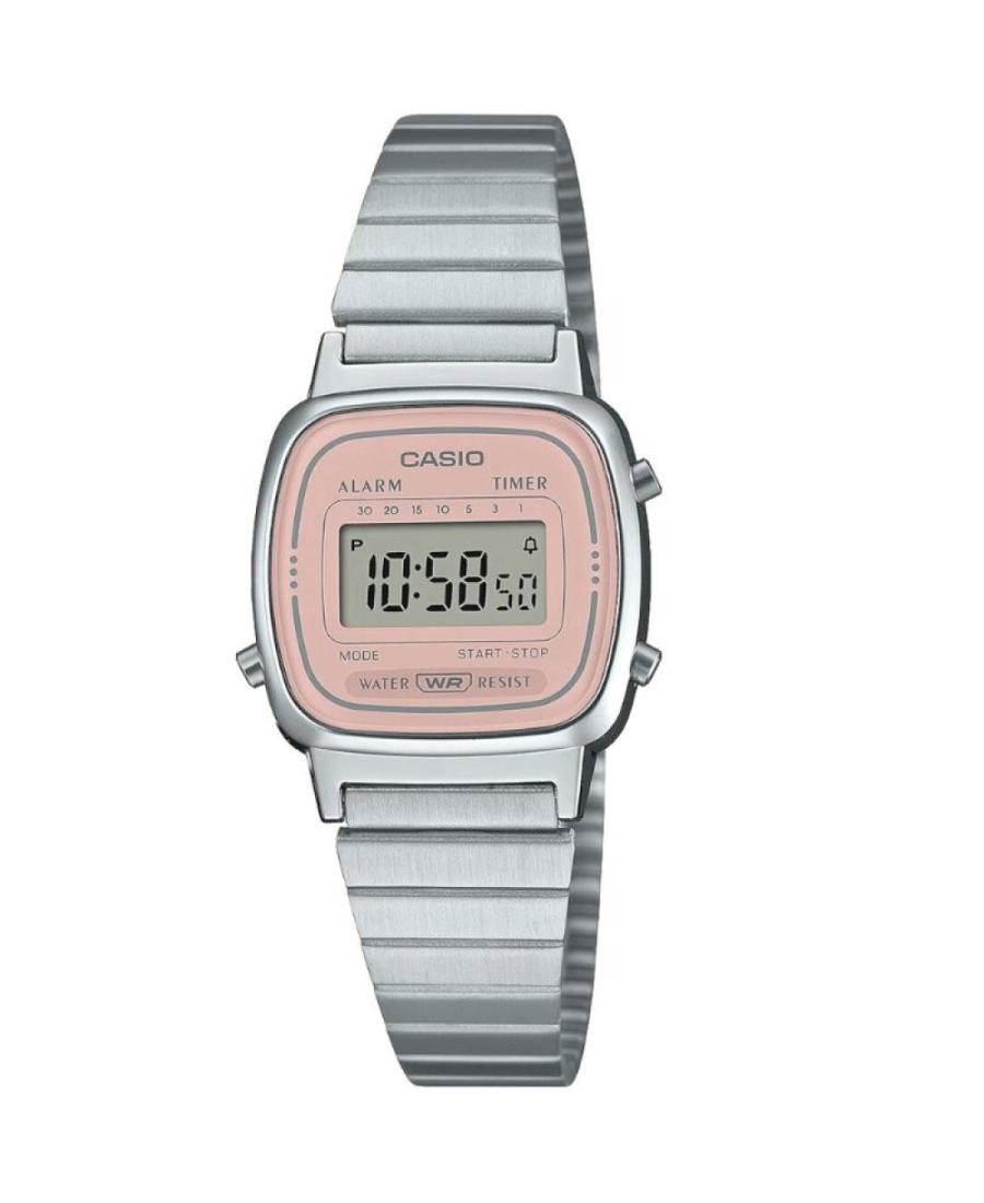 CASIO Women Digital Quartz Casual Watch Classic Dress Silver color Dial Waterpro