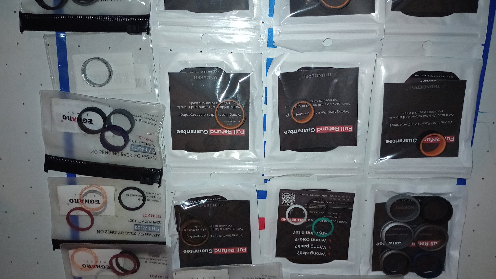 Lot of more than 50 Men & Women Silicone Wedding Bands Rubber Rings