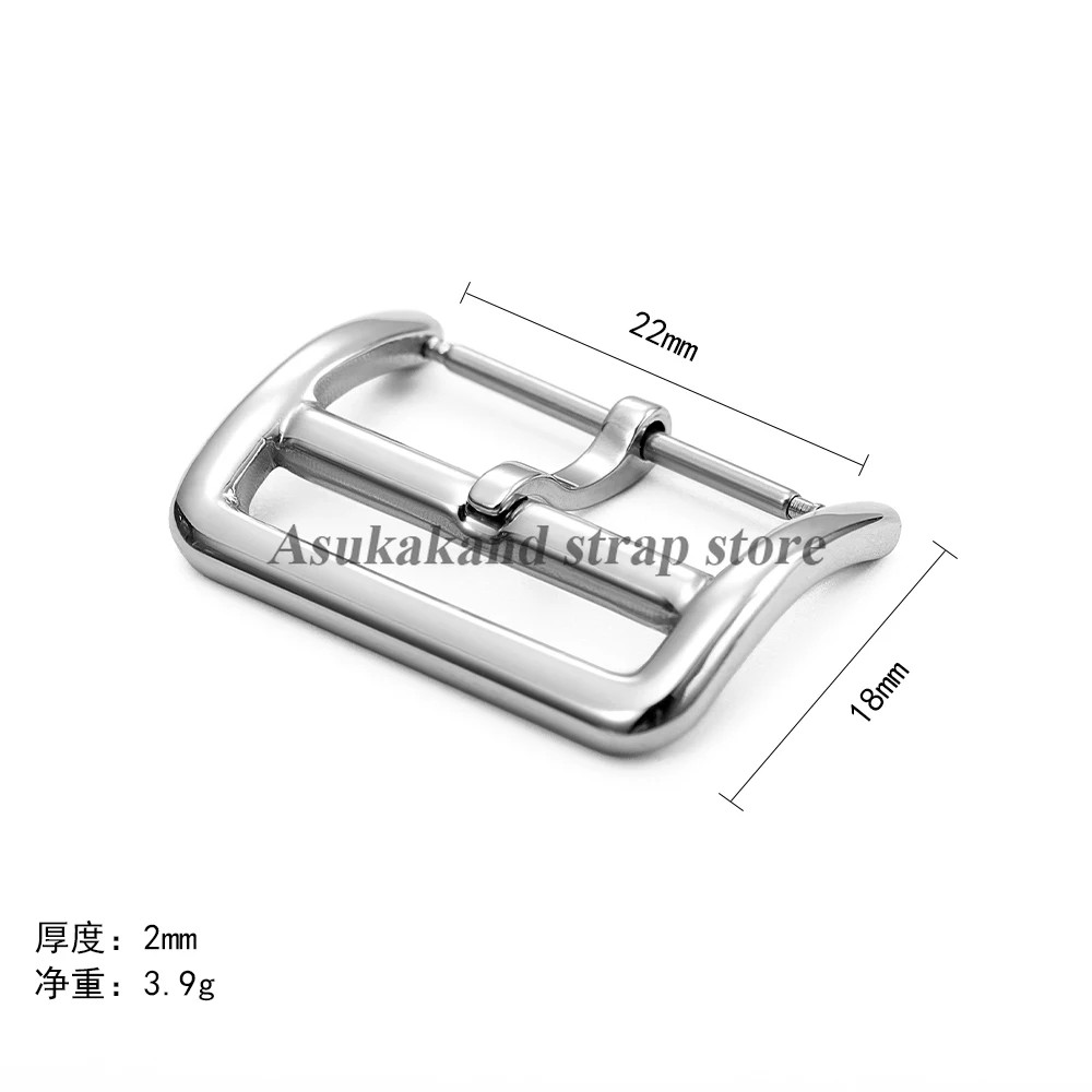 12mm 14mm 16mm 17mm 18mm 20mm 22mm New Stainless Steel Clasp Watch Band Buckle