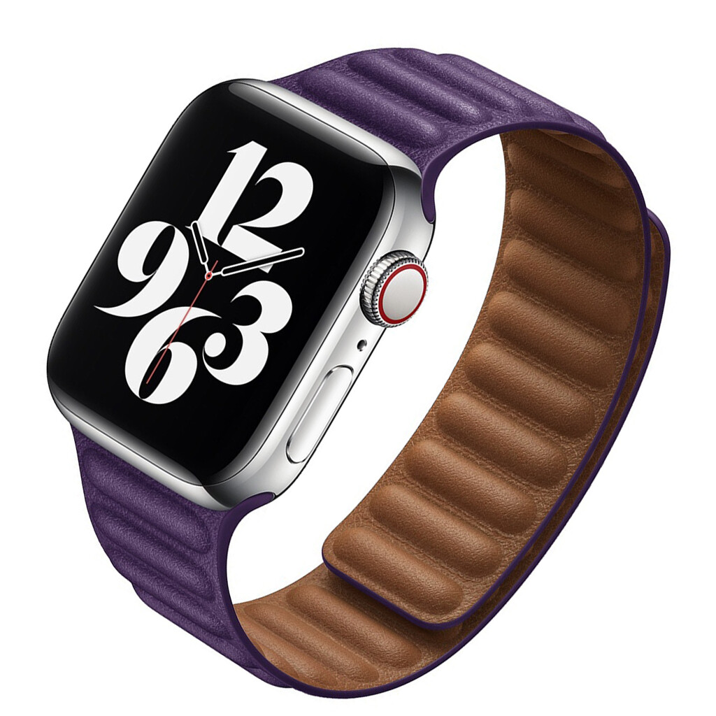 HOT For Apple Watch Leather Link Magnetic Unisex Band 45/49mm Ultra Series 8 7 6