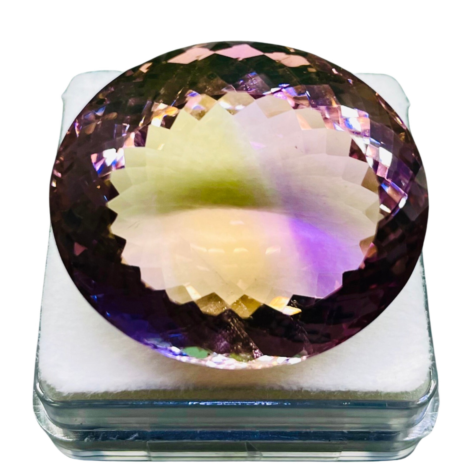 VVS 83 Cts Natural Ametrine Certified Huge Pendant Size Oval Untreated Gemstone