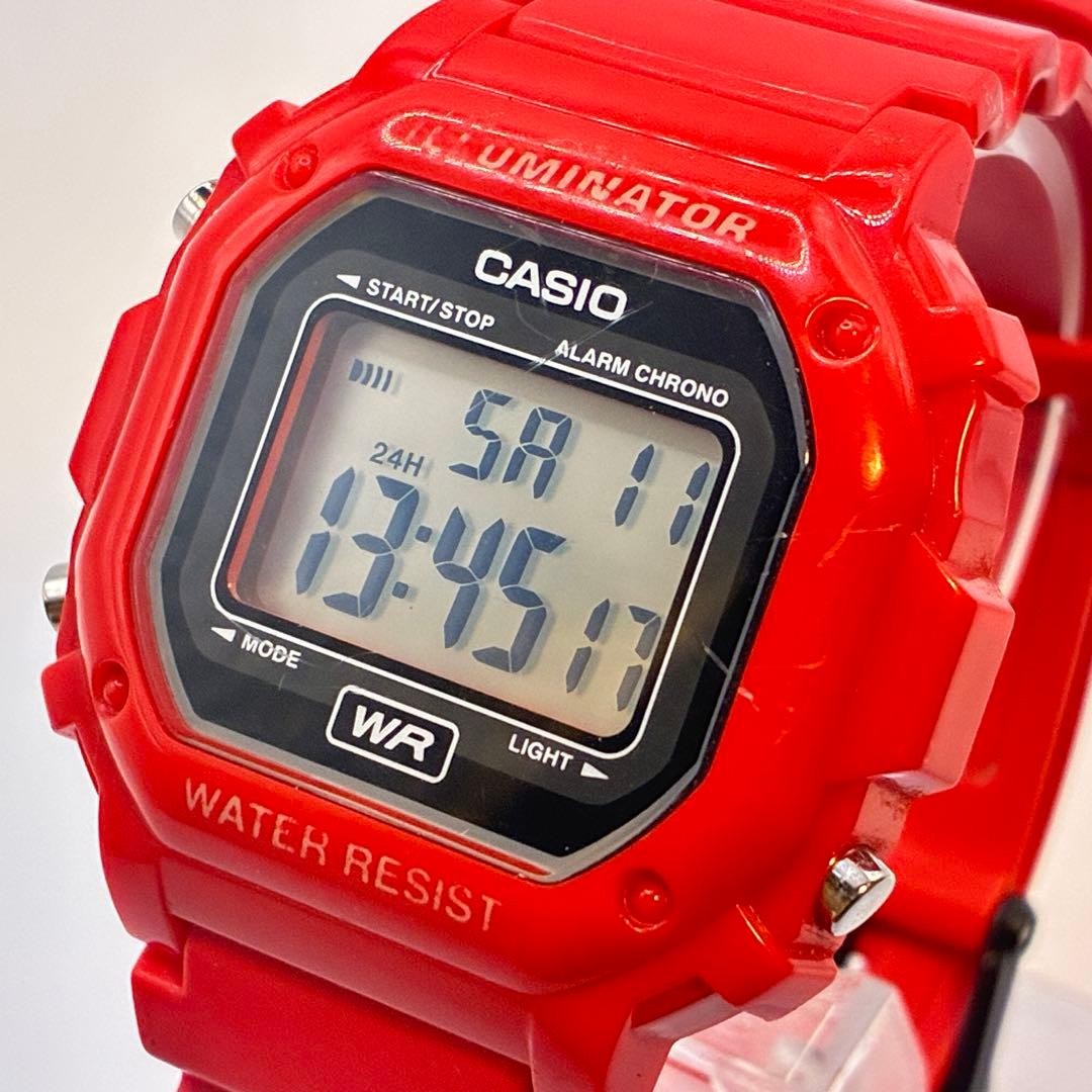 Good condition, working⭐️G-SHOCK wristwatch digital ILLUMINATOR red waterproof