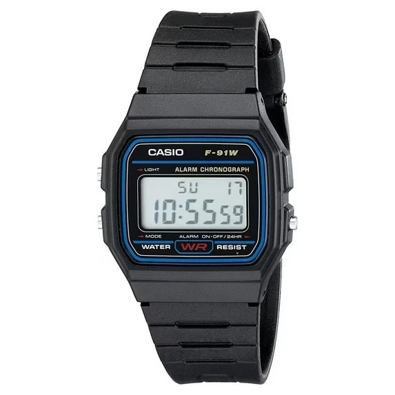 Casio F91W Men’s Classic Resin Strap Sport Wristwatch F91W-1