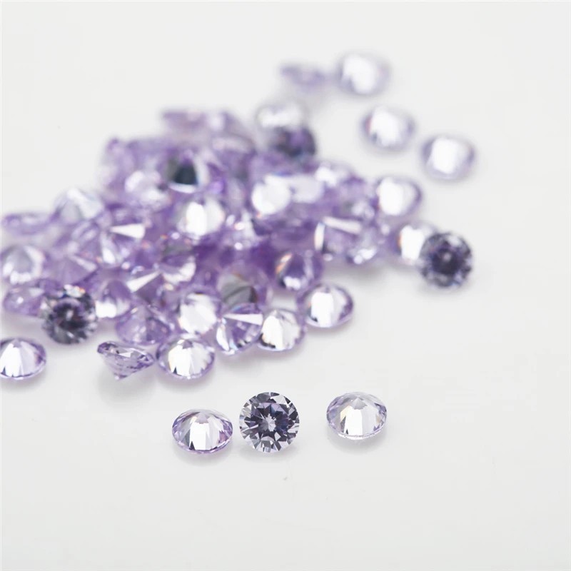 Wholesale Round Cut 1-10pcs VVS1 Colorful 0.5-3ct Moissanite GRA for Jewelry DIY