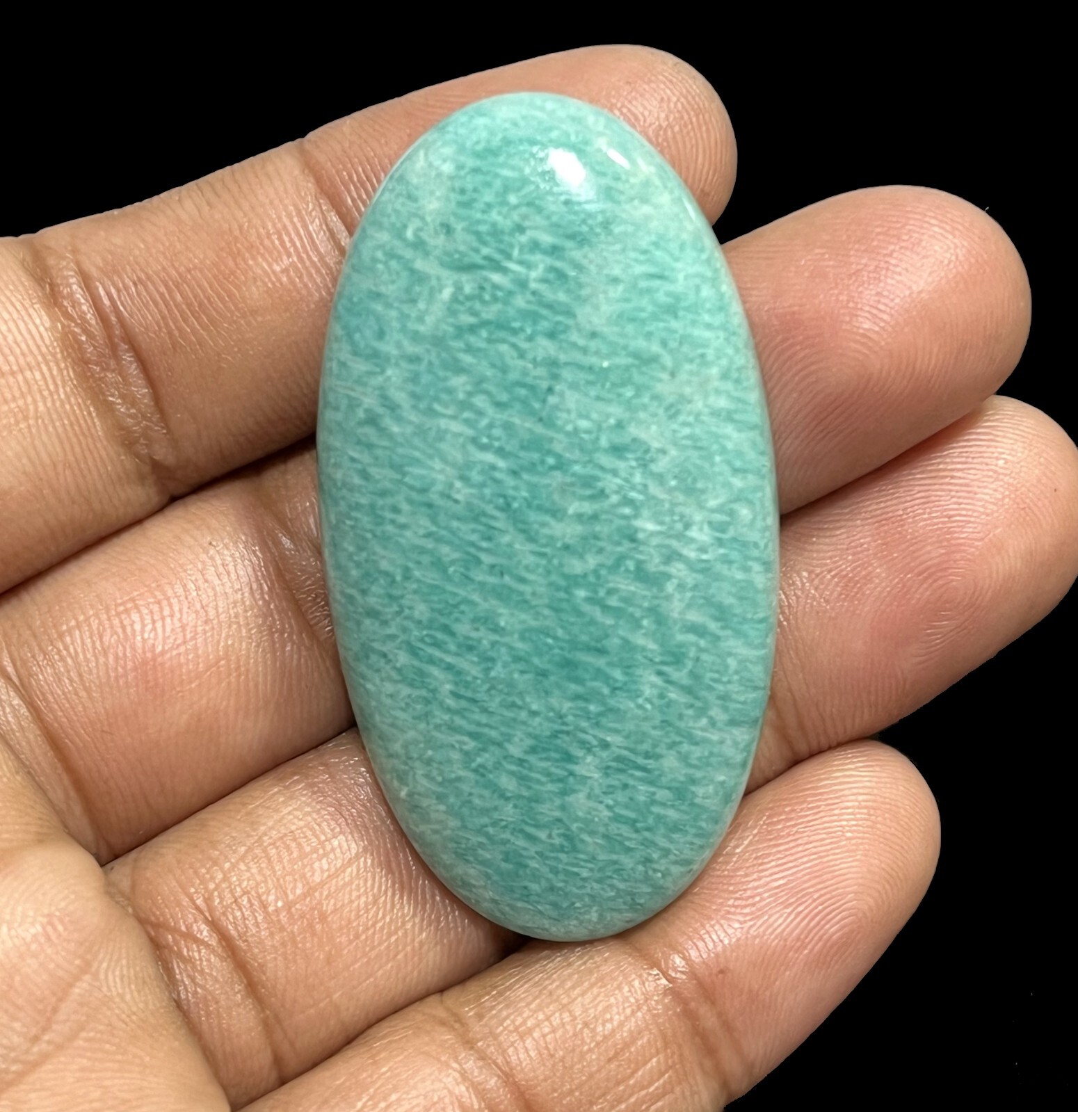 83 Cts Natural Amazonite Polished Stones Amazonite Cabochon Handmade Gemstone