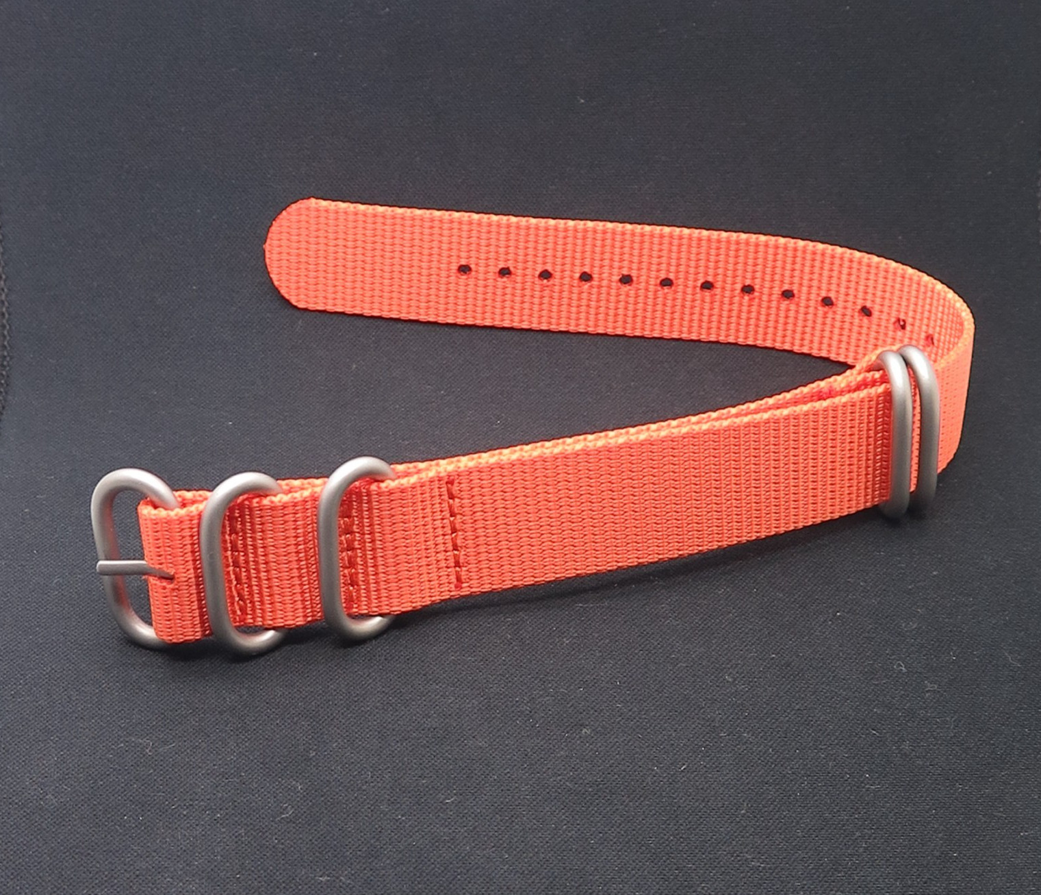 BINLUN Premium Ballistic Nylon Watch Strap Heavy Duty 5-Ring Watch Band