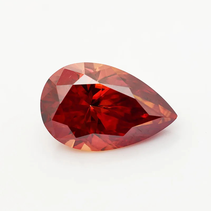 Garnet Color Multi-shape 0.5-3ct Moissanite Stones GRA VVS1 for Jewelry Making