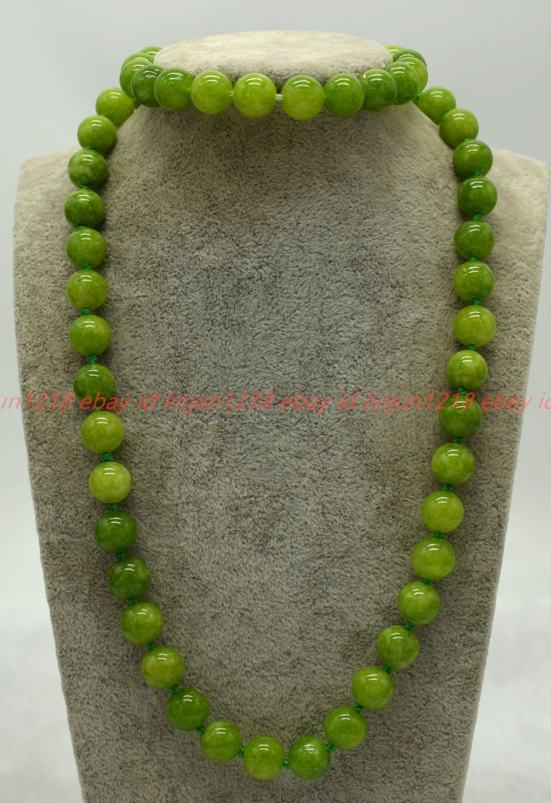 Beautiful Natural 6/8/10mm Green Peridot Round Beads Necklace Bracelet 18/7.5in