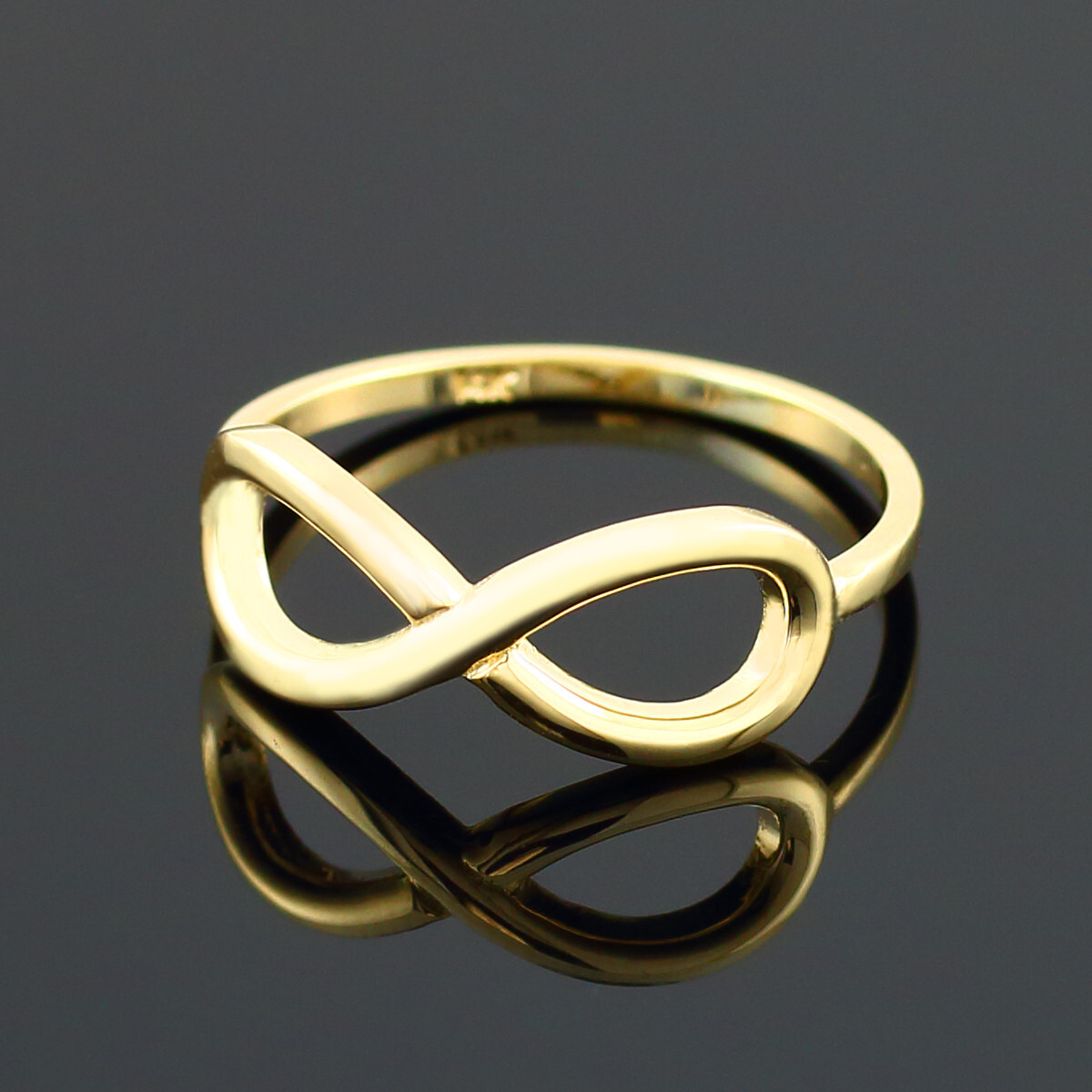 Gold Classic Infinity Ring(Available in Yellow/Rose/White Gold)