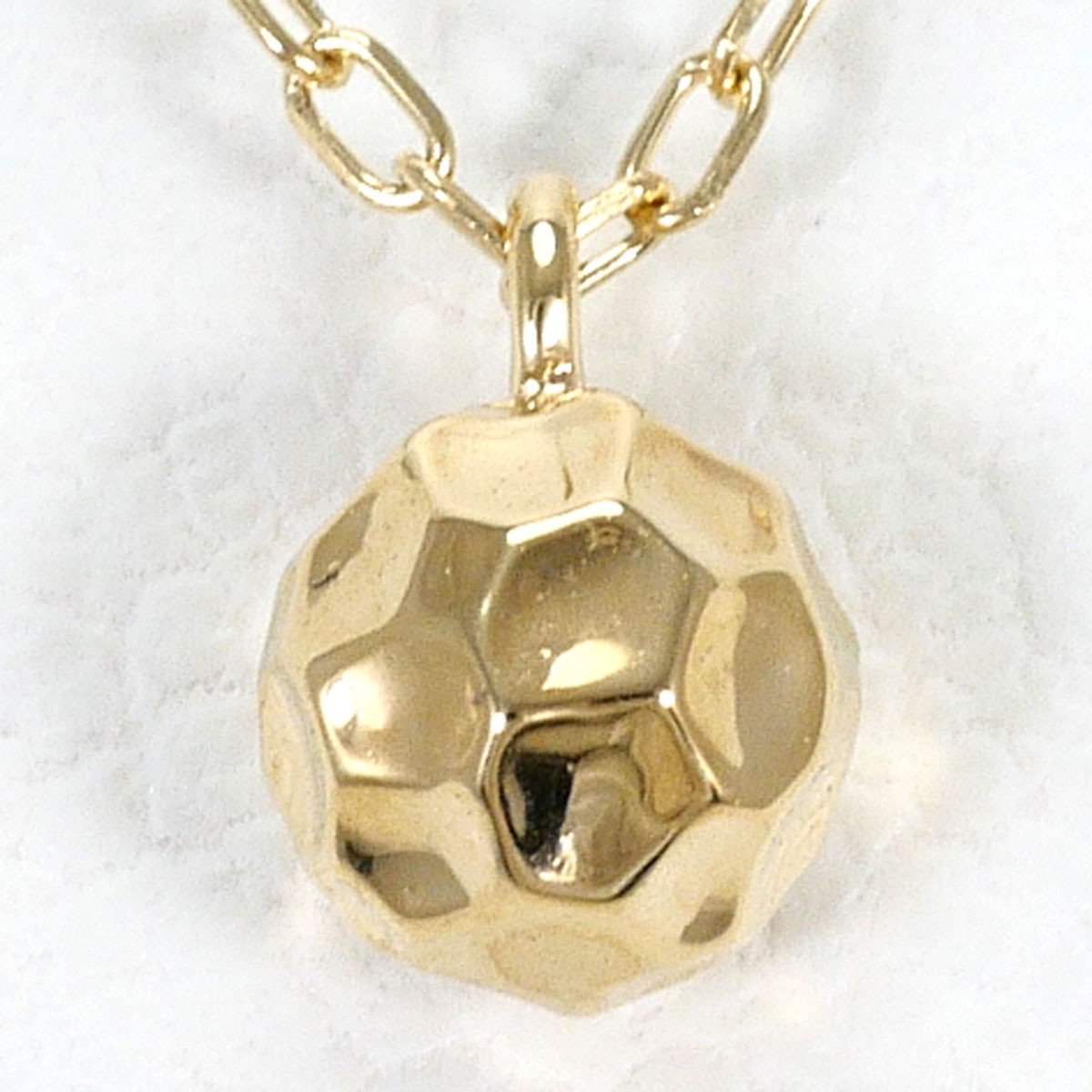K10 10 gold Necklace 0.9g 40cm Free shipping Used