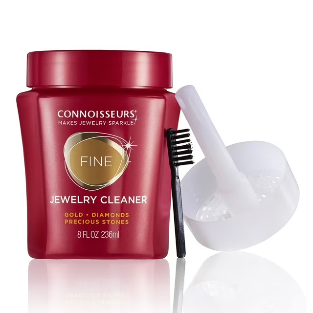 Connoisseurs Fine Jewelry Cleaner 8oz – Gold, Diamond, Platinum & Gemstones