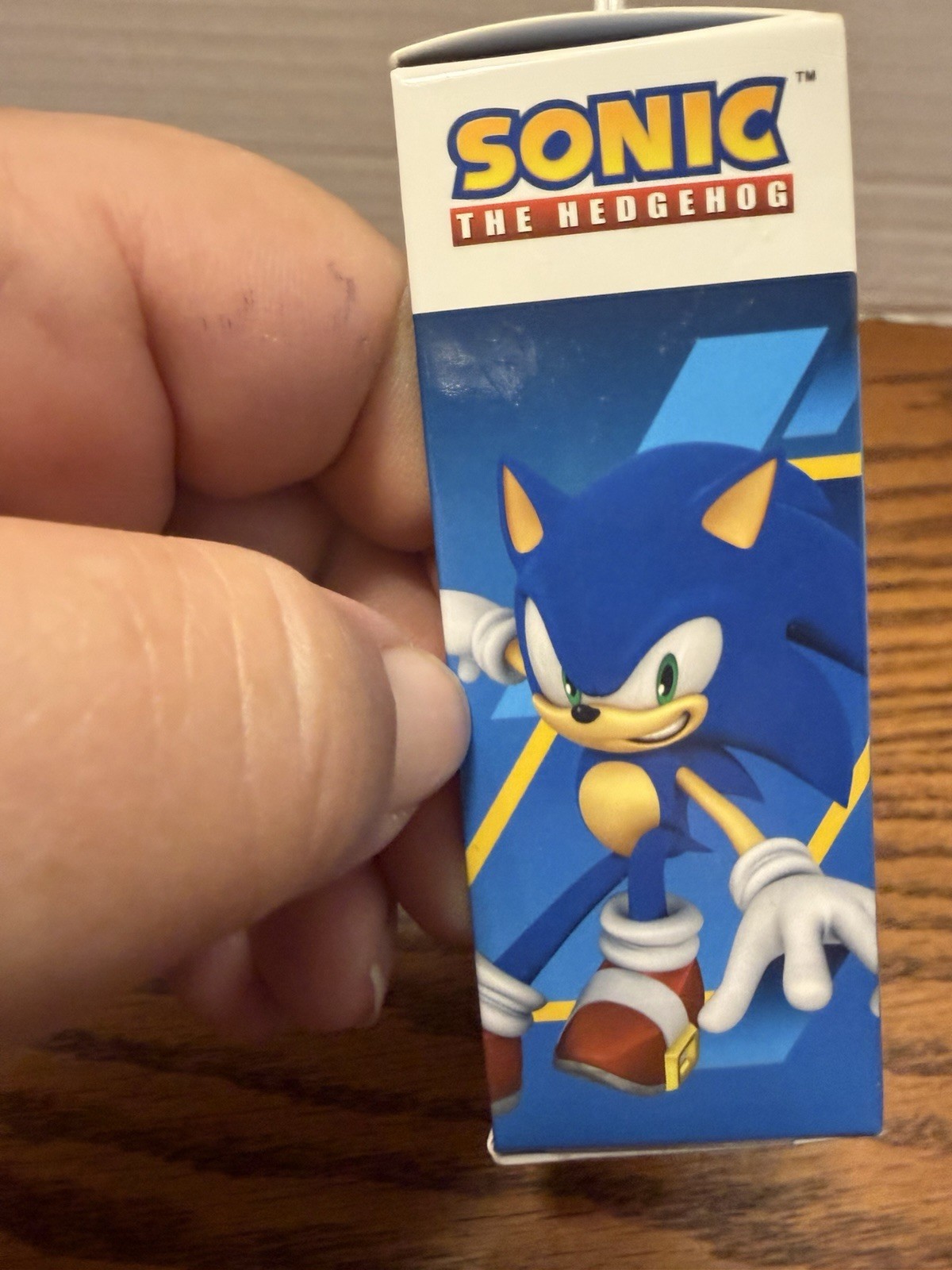 SEGA Sonic The Hedgehog Kids Digital LCD Quartz Watch Black Band w/ Box