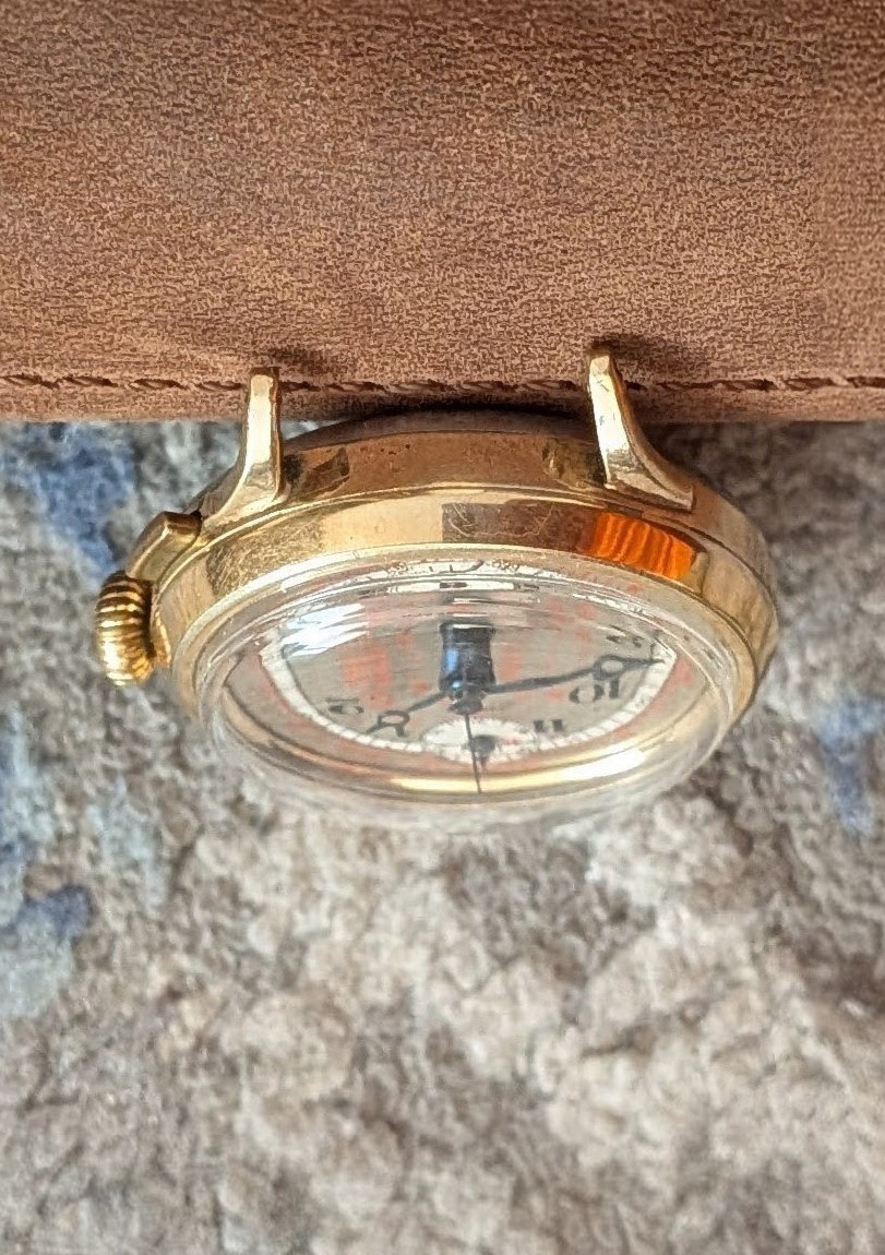 vintage swiss mechanical chronograph Pierce mono pusher single button telemeter