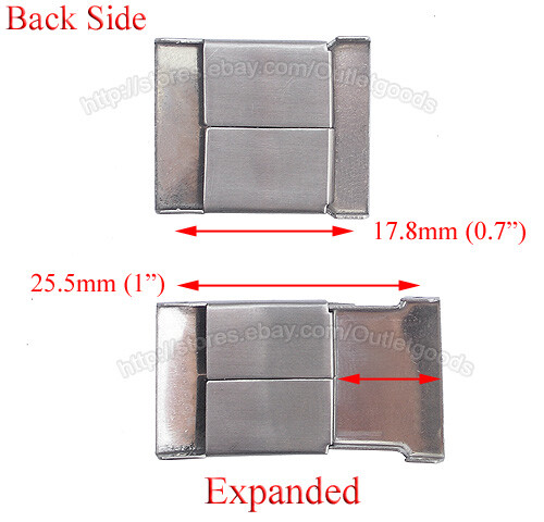 10mm 12mm 14mm 16mm 18mm 20mm & 22mm Watch Band Bracelet Clasp Spring Extender