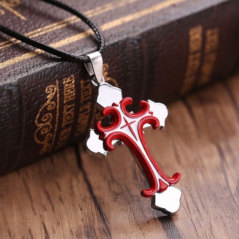 Cross Pendant Necklace Unisex Crucifix Men Women With Chain