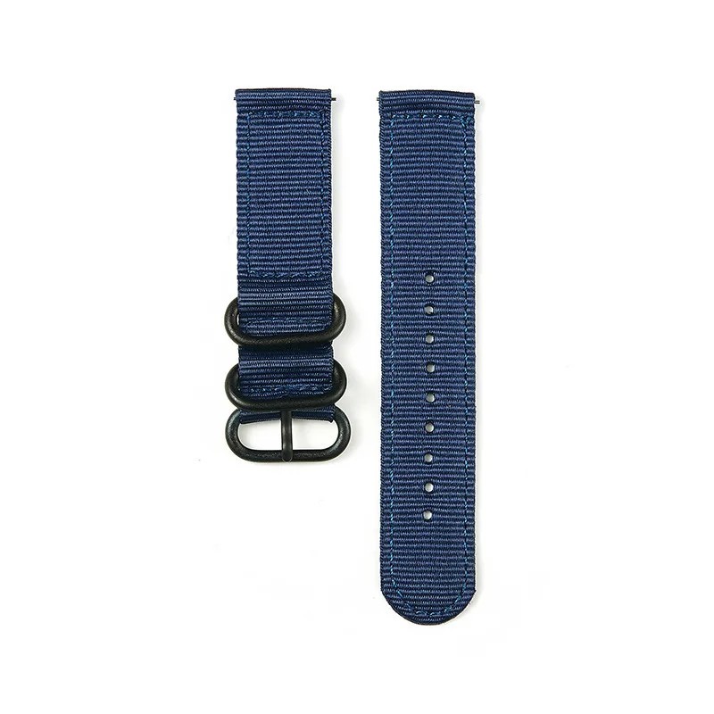 18mm 20mm 22mm 24mm Military Canvas Nylon Wrist Watch Band Strap Bracelet Sport