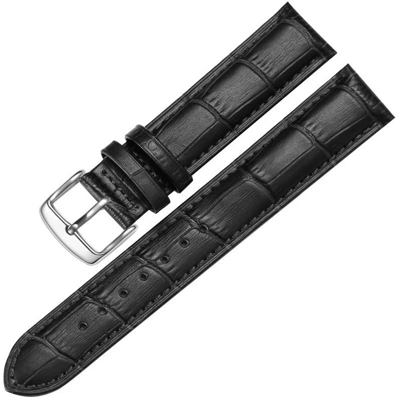 12mm 14mm 16mm 17mm 18mm 20mm 21mm 22mm Genuine Leather Watch Band Replacement