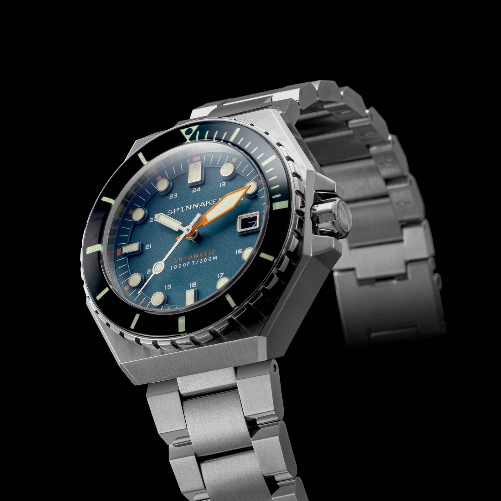 Spinnaker Dumas Blue / Black / Stainless Steel | Blue Dial 44mm Japanese Automat