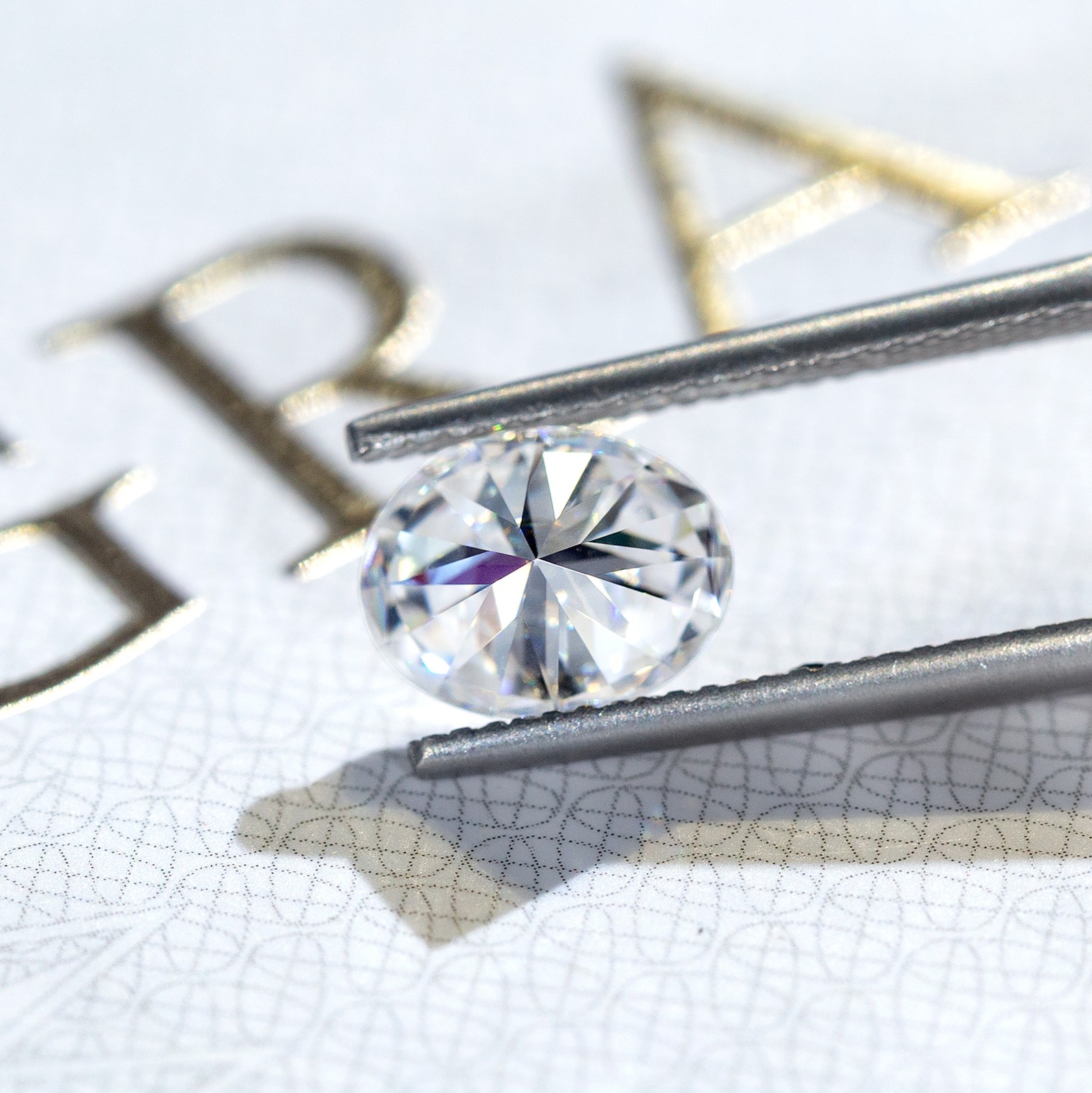 US 1-8ct Excellent Oval Cut D Color Loose Moissanite Stone VVS1 GRA Certificate