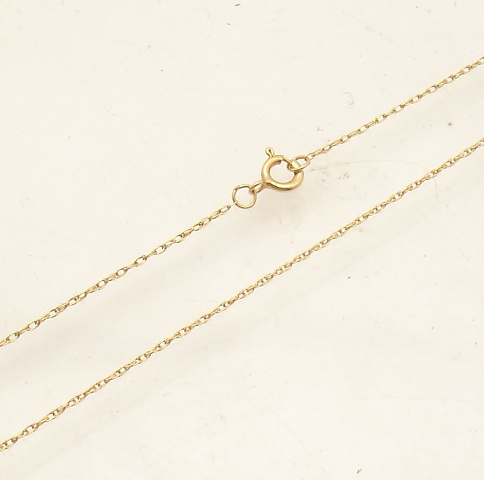 Dainty Open Milano Rope Chain Necklace Real Solid 10K Yellow Gold 16″ 18″ 0.6mm